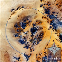 Kebira crater NASA Kebira crater NASA