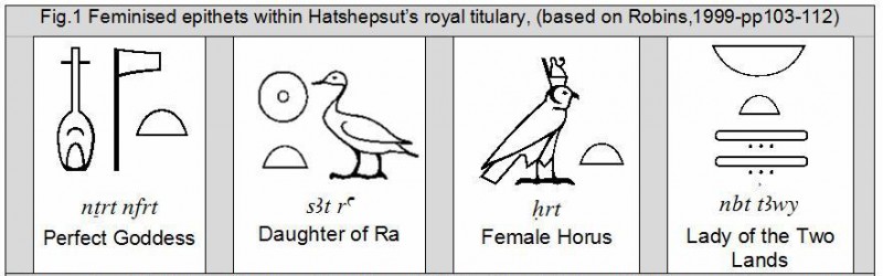 Epithets of Hatshepsut by B O'Neill