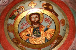 Figure 5 Ceiling icon of Christ in the Church of St. Mina Old Cairo