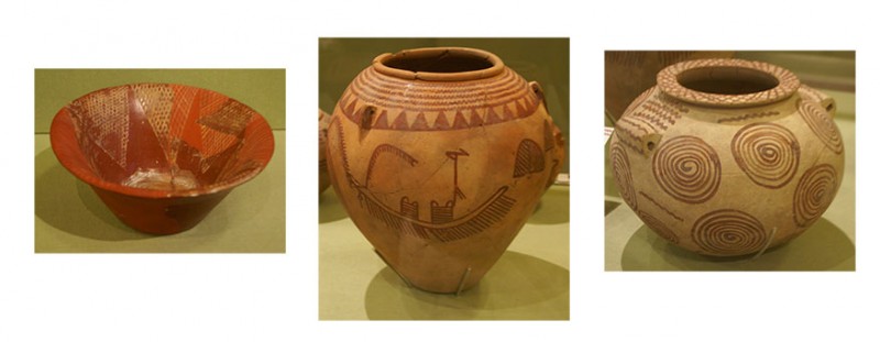 Painted Vessels 1, 2 and 3