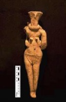 Figure 10-Clay Fertility Figure found inside demolished Silo