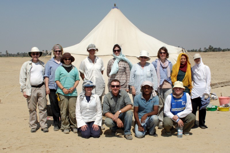 Figure 1. The Gurob team 2012. Copyright Gurob Harem Palace Project