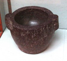 Figure 10. Purple porphyry mortar