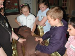 Children at the Egypt Centre